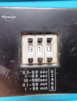 Zeitschaltuhr programierbar Tesch Hutschine DIL 0,2sec-99min - Hamburg Wandsbek