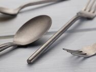 ECHTWERK Besteck-Set Bari (16-tlg), 4 Personen, Cromargan® Edelstahl Rostfrei 18/10, Edelstahl, Stonewashed