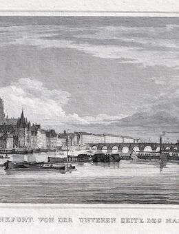 Frankfurt / Main: Sammlung mit 6 Originalen Stahlstichen von 1832 - Bautzen