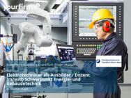 Elektrotechniker als Ausbilder / Dozent (m/w/d) Schwerpunkt Energie- und Gebäudetechnik - Weiterstadt