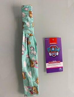 Mädchen Paw Patrol Skye Haarband Haarband mit rückseitigem Elastikeinsatz Grün 100% Baumwolle One Size, neu mit Etikett - Albstadt