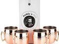 Buddy's Becher Buddy´s Bar, Edelstahl, Moscow Mule Becher, 500 ml, hochwert. Edelstahl, Hammerschlag-Effekt in 00000