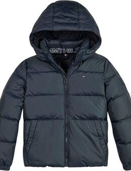 Tommy Hilfiger Daunenjacke ESSENTIAL DOWN JACKET Baby bis 2 Jahre, mit Logo-Patch und Flaglabel