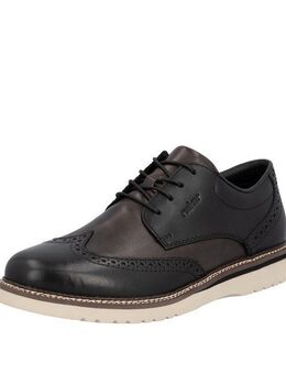 Rieker Schnürschuh Schnürschuh, Business-Schnürer, Lyralochung, in bequemer Form
