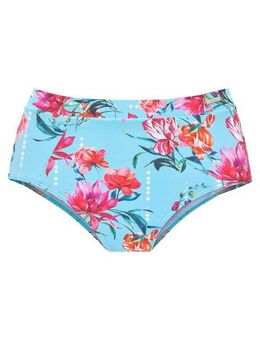 Sunseeker Highwaist-Bikini-Hose Modern mit floralem Design