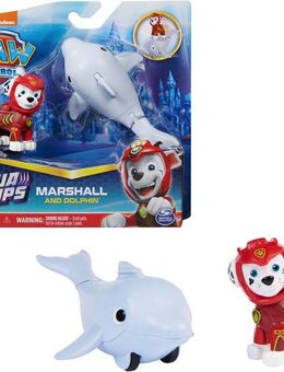 Spin Master Spielfigur Paw Patrol - Aqua Pups - Hero Pups Solid Marshall, (Set)