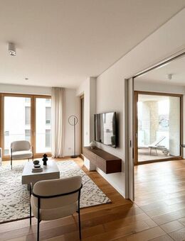 Moderne Zwei-Zimmer-Wohnung mit Loggia und Tiefgaragenplatz im Maintor - Frankfurt (Main)