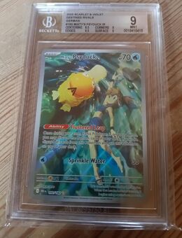 Pokemon Misty's Psyduck Beckett mit einer top 9 graded - Seevetal
