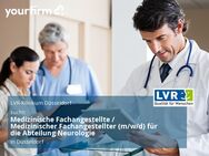 Medizinische Fachangestellte / Medizinischer Fachangestellter (m/w/d) für die Abteilung Neurologie - Düsseldorf