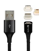 Lade - Daten Kabel 2.0 USB-A auf C, Lightning & Micro USB in 37581