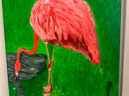 Bild Flamingo selbst gemalt - Heiligenhaus