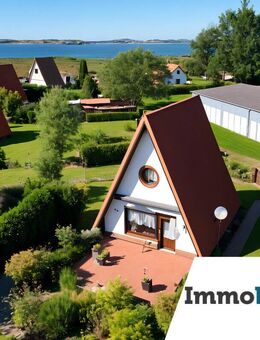 Idylle am Meer! Finnhütte, ca. 48m² Wfl, 400m² Grdst, ca. 23m² Terr. & Gartenhaus im Kinnbackenhagen - Groß Mohrdorf