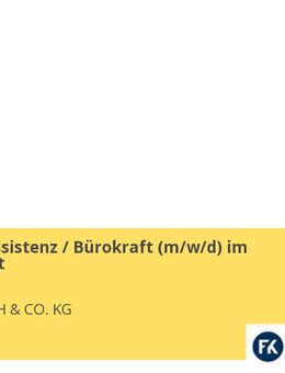 Vertriebsassistenz / Bürokraft (m/w/d) im Innendienst - Neuwied