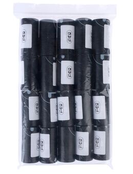 TIAKI Schwarze Hundekotbeutel - 40 Rollen á 15 Beutel (600 Beutel)