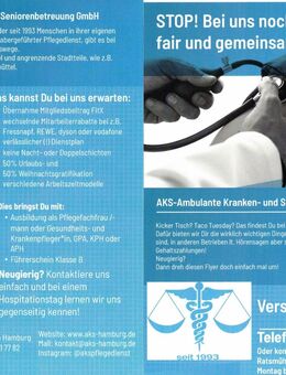 Gesundheits- und Krankenpfleger (m/w/d) für amb. Pflegedienst in 22339 Hamburg gesucht - Hamburg Hamburg-Nord
