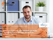Referent Finanzen und Steuern (m/w/d) / Syndikus Steuerberater (m/w/d) in Vollzeit / Teilzeit - Tübingen