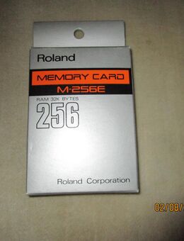 Roland M-256E MEMORY CARD (Vintage - New!) - Groß Gerau
