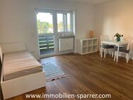 Komplett saniertes 1-Zimmer-Apartment auf Neubauniveau mit Balkon, voll möbliert - Weiden (Oberpfalz) Zentrum