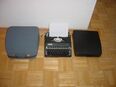 Schreibmaschine Silver Portable Typ Writer Reed SR 20 mit Tasche in 70378