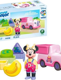 Playmobil® Minnie Maus' Obst-Transporter mit Sortierspaß (71770) JUNIOR & Disney Konstruktions-Spielset, (8 St), Made in Europe