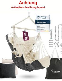 HEIMLING Hängesessel High-Class XXL Hängematte anthrazit #H28 - Birkenfeld (Baden-Württemberg)