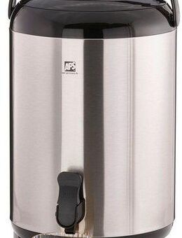 APS Getränkespender Iso-Dispenser, Edelstahl, für heiße und kalte Getränke, 9,5 Liter