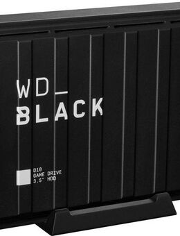 WD_Black D10 Game Drive externe Gaming-Festplatte (8 TB) 3,5" 250 MB/S Lesegeschwindigkeit