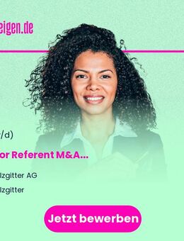 Senior Referent M&A (w/m/d) - Salzgitter