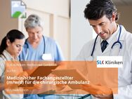 Medizinischer Fachangestellter (m/w/d) für die chirurgische Ambulanz - Löwenstein