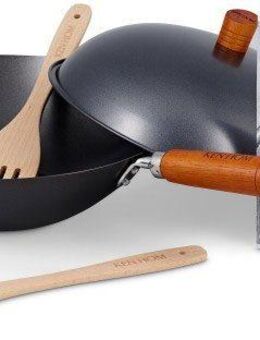 KEN HOM Wok Classic, Stahl (Set, 5-tlg)