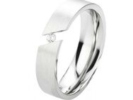 Damenring Edelstahl DE034 mit Zirkonia - Aholming