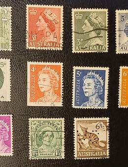 11 Briefmarken Australien, 1942 - 1971, gestempelt - Leverkusen