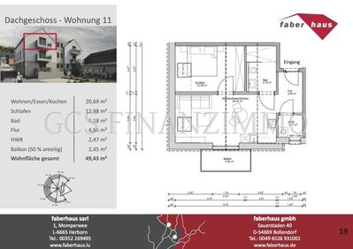 Hochwertige Neubauwohnung in Kordel, KfW 40 EE und ISB förderfähig, provisionsfrei