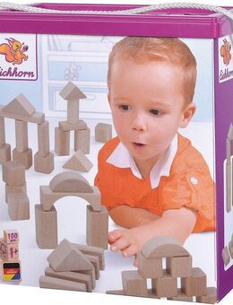 Eichhorn Natur Spielbausteine, (100 St), Made in Germany, FSC®- schützt Wald - weltweit