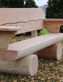 Gartenbank aus Lärche. Holzbank. Hochzeitsgeschenk. Rentnergeschenk. Weihnachtsgeschenk. in 31595