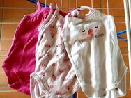 3 Bodies pink rosa weiß Erdbeeren Gr. 62/68 - Kissing
