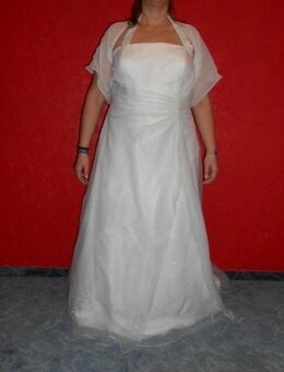 Hochzeikleid (Ladybird, 52, cremeweiß, gereinigt) Brautkleid - Heßdorf