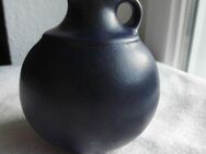 Krug Vase 9 cm Keramik dunkelblau matt Deko 3,- - Flensburg