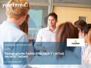 Pädagogische Fachkräfte nach § 7 KiTaG (m/w/d) Teilzeit - Steinenbronn