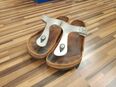 Birkenstock Gizeh silber Gr.37 Damensandale Zehentrenner in 58095