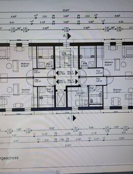 Neubau 1-Zimmerwohnung 8, Erstbezug zum 1. Juni 2026 mit 42qm im DG, Barrierefrei, Glasfaseranschluss, Lift, Stellplatz, Küche, Spielplatz, Wärmepumpe - Rotenburg (Wümme)