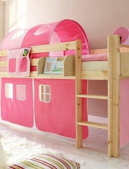 Ticaa Hochbett Malte mit Rollrost und in verschiedenen Ausführungen wahlweise mit Matratze