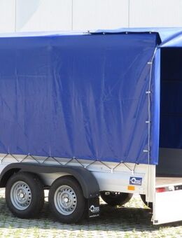 Planen Anhänger 2500 kg Bordwände Aluminium 2 Achsen - Norderstedt