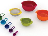 Joseph Joseph Schüssel Nest™ 9 Plus, Polypropylen, (Set, 9-tlg), platzsparend, spülmaschinengeeignet