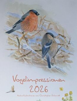 Wunderschöner Vogelkalender für 2026 - Jena