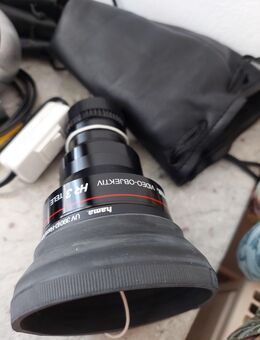 Hama Video-Objektiv HR3 Tele mit Hama UV-390 (0-Haze) M 62 (III), mit Sonnenblende und im Lederbeutel - Aßling