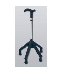 Vierfußgehhilfe Fritzgriff,m.Clip u.Quetschv.grau, Schwarz V.b. - Berlin Neukölln