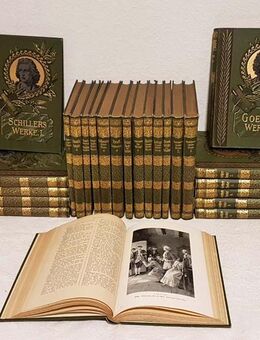 XL 25 Bücher Literatur Goethe Schiller Lessing Heine Kleist Hauff Uhland - Nürnberg