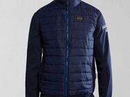 Napapijri Steppweste Mit Markenlabel an der Seite und innen, mit Stehkragen