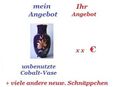 u.a. neuw. / unbenutzte COBALT - Vase von JAEGER in 90451